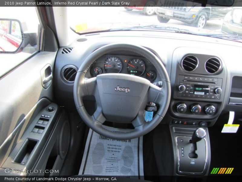 Inferno Red Crystal Pearl / Dark Slate Gray 2010 Jeep Patriot Latitude