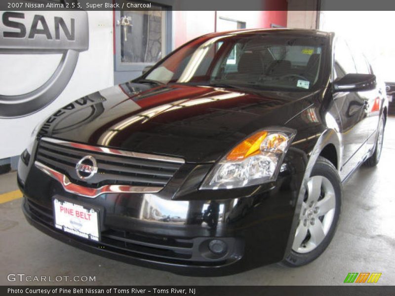Super Black / Charcoal 2007 Nissan Altima 2.5 S