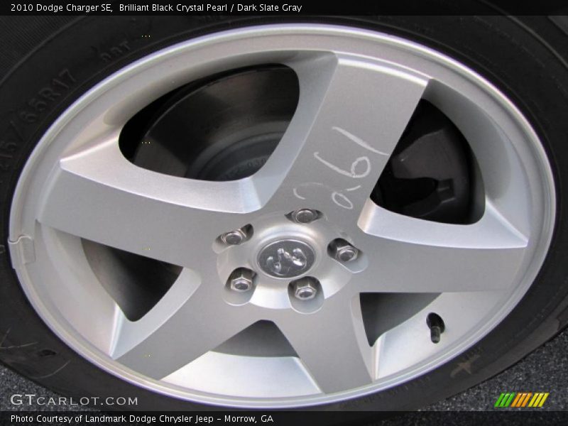 Brilliant Black Crystal Pearl / Dark Slate Gray 2010 Dodge Charger SE