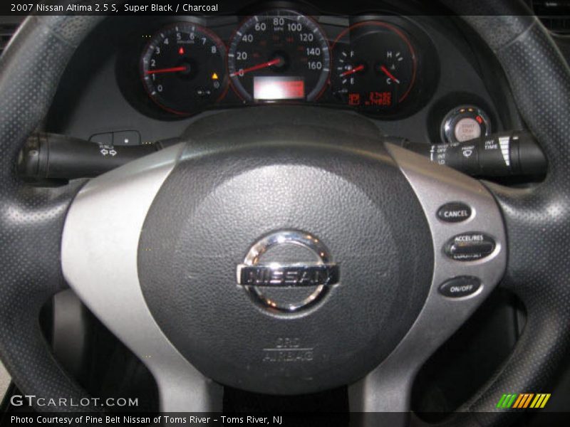 Super Black / Charcoal 2007 Nissan Altima 2.5 S