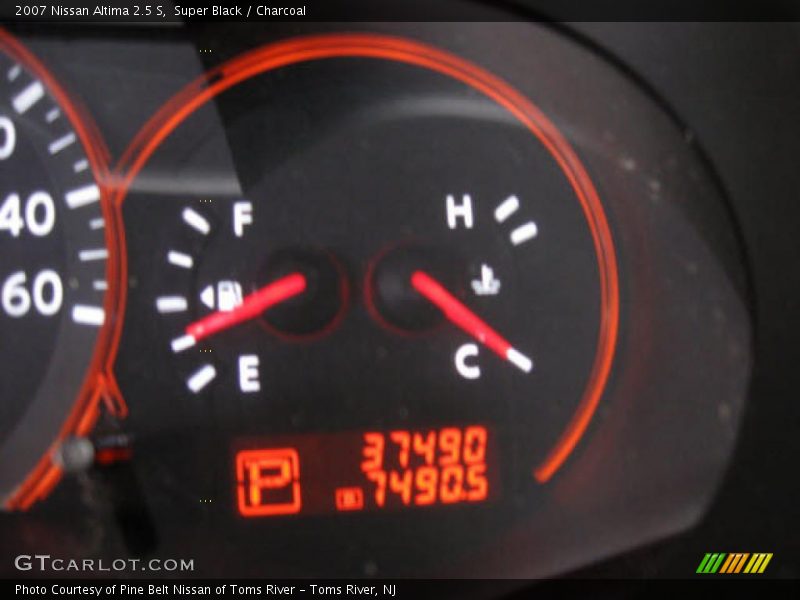 Super Black / Charcoal 2007 Nissan Altima 2.5 S