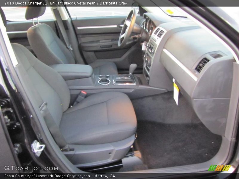 Brilliant Black Crystal Pearl / Dark Slate Gray 2010 Dodge Charger SE