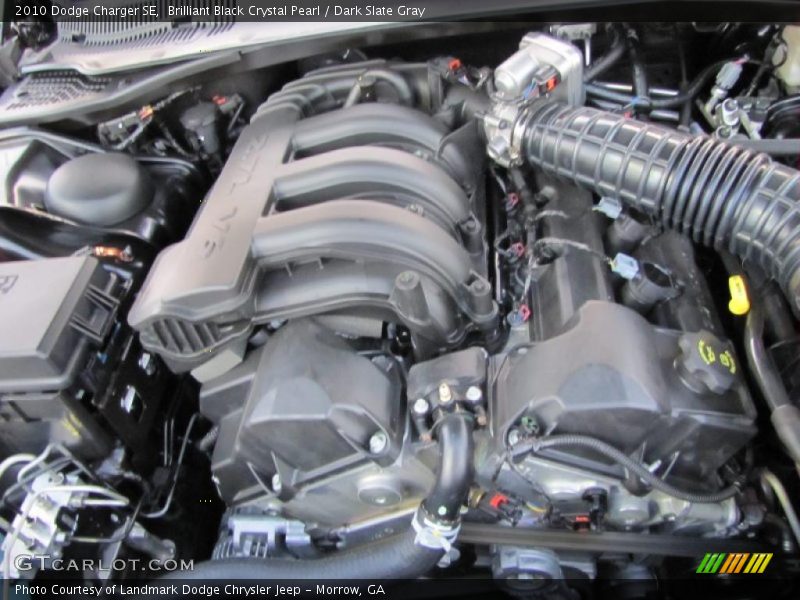 Brilliant Black Crystal Pearl / Dark Slate Gray 2010 Dodge Charger SE