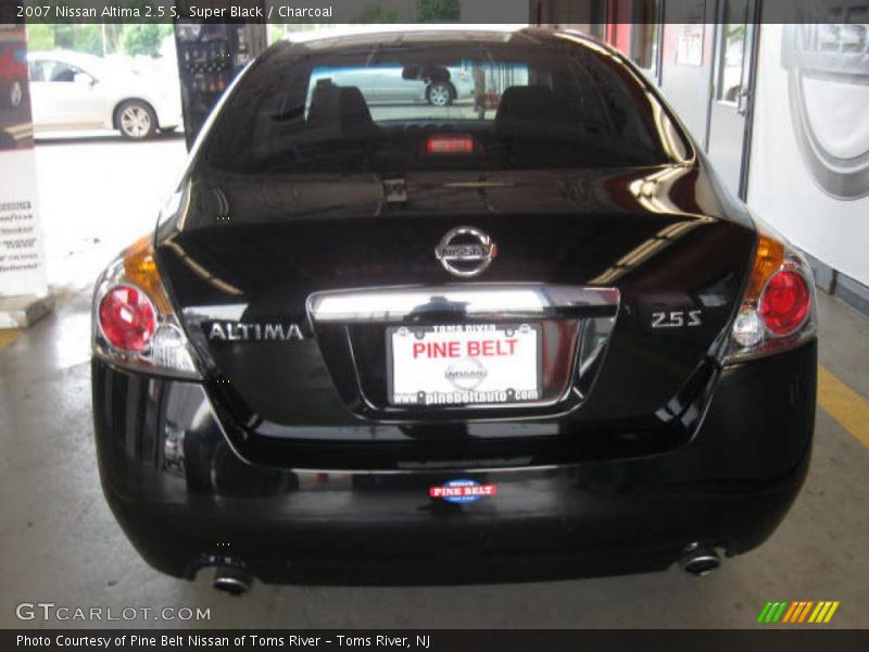 Super Black / Charcoal 2007 Nissan Altima 2.5 S