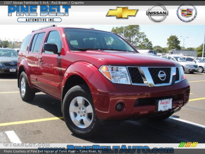 Red Brawn / Graphite 2007 Nissan Pathfinder S 4x4