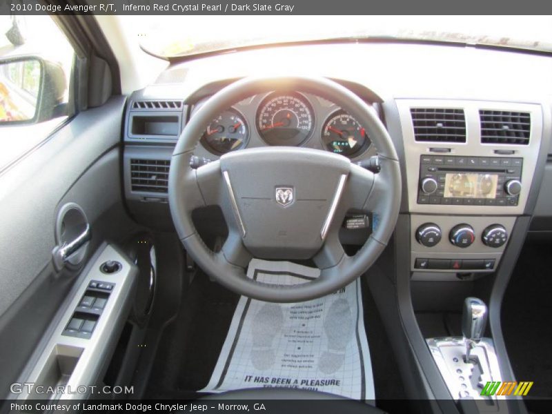 Inferno Red Crystal Pearl / Dark Slate Gray 2010 Dodge Avenger R/T