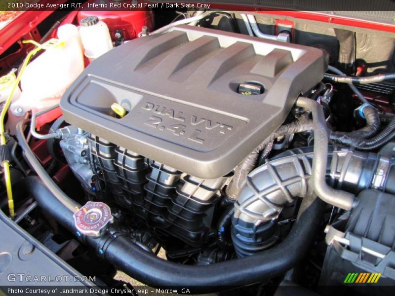 Inferno Red Crystal Pearl / Dark Slate Gray 2010 Dodge Avenger R/T