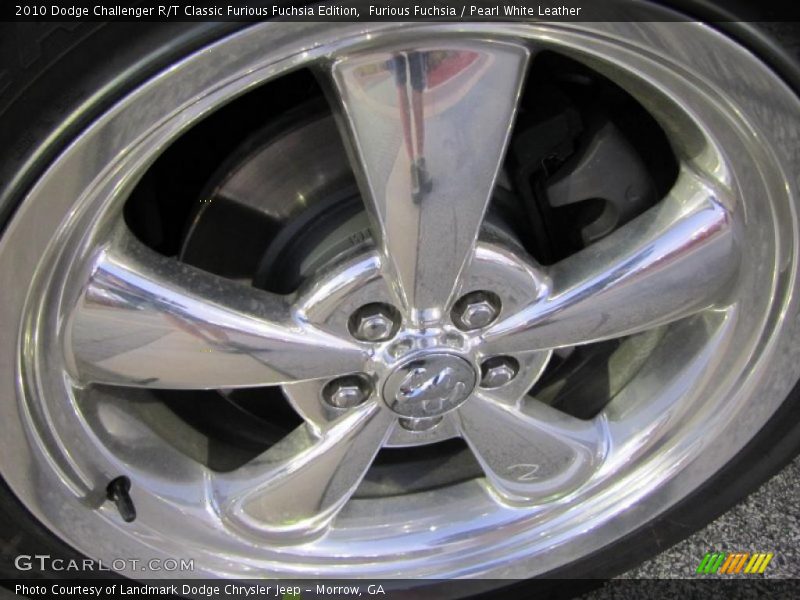 Furious Fuchsia / Pearl White Leather 2010 Dodge Challenger R/T Classic Furious Fuchsia Edition