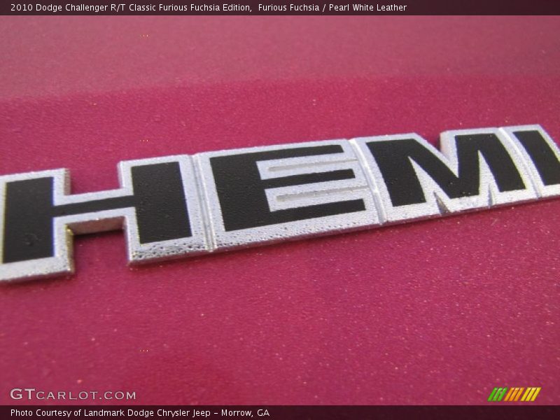 Furious Fuchsia / Pearl White Leather 2010 Dodge Challenger R/T Classic Furious Fuchsia Edition