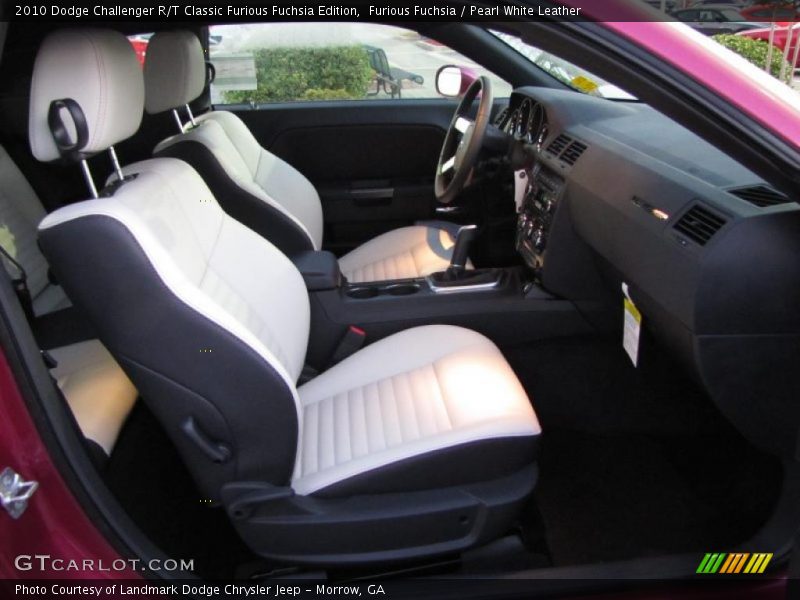 Furious Fuchsia / Pearl White Leather 2010 Dodge Challenger R/T Classic Furious Fuchsia Edition