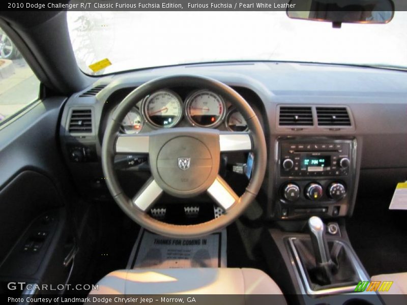 Furious Fuchsia / Pearl White Leather 2010 Dodge Challenger R/T Classic Furious Fuchsia Edition