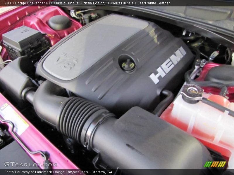 Furious Fuchsia / Pearl White Leather 2010 Dodge Challenger R/T Classic Furious Fuchsia Edition