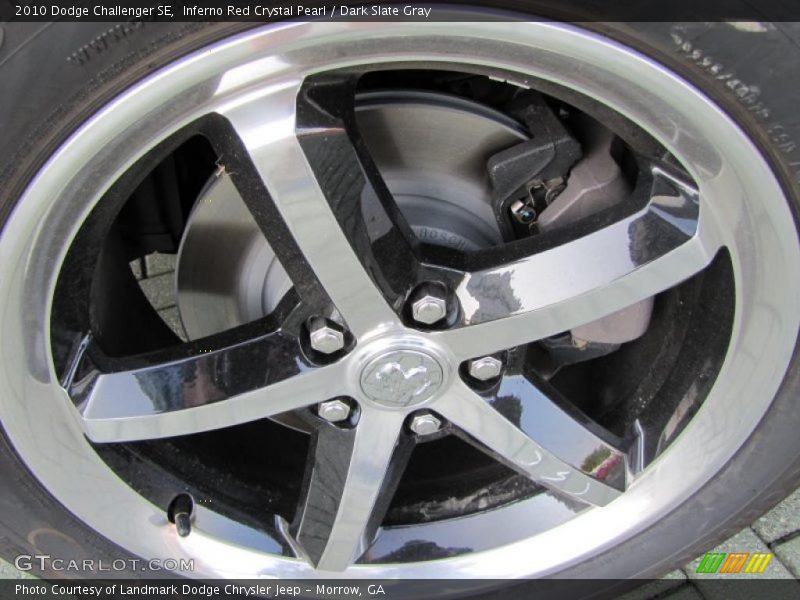Inferno Red Crystal Pearl / Dark Slate Gray 2010 Dodge Challenger SE