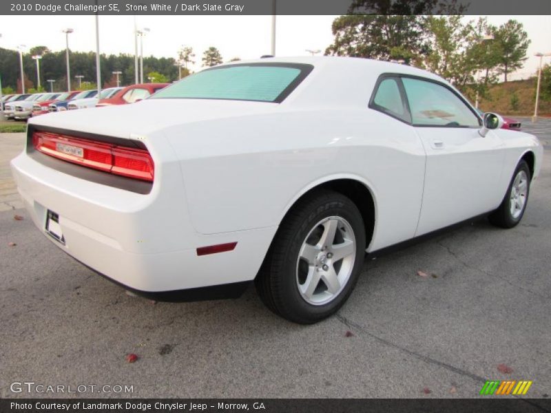 Stone White / Dark Slate Gray 2010 Dodge Challenger SE