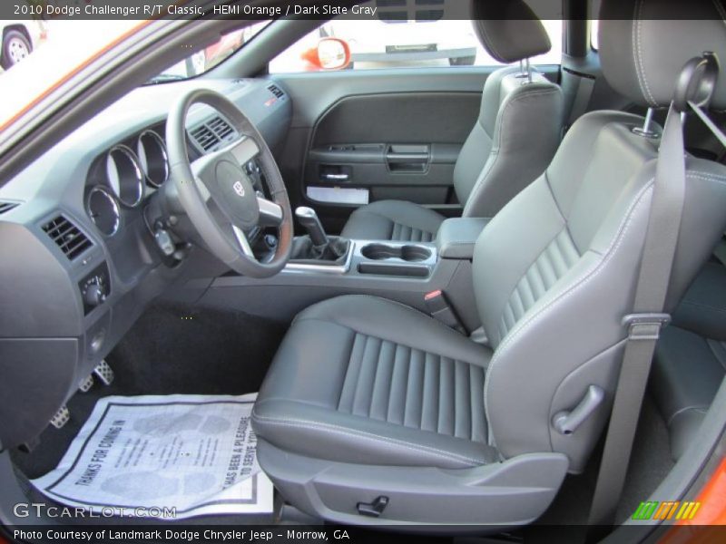 HEMI Orange / Dark Slate Gray 2010 Dodge Challenger R/T Classic
