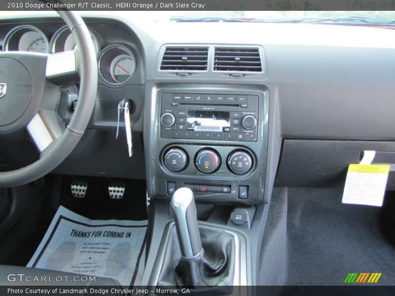 HEMI Orange / Dark Slate Gray 2010 Dodge Challenger R/T Classic