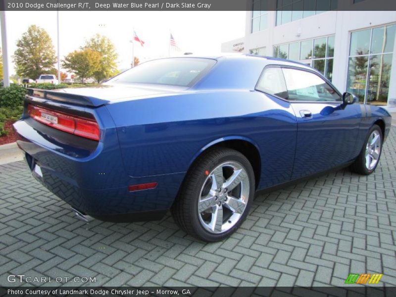 Deep Water Blue Pearl / Dark Slate Gray 2010 Dodge Challenger R/T