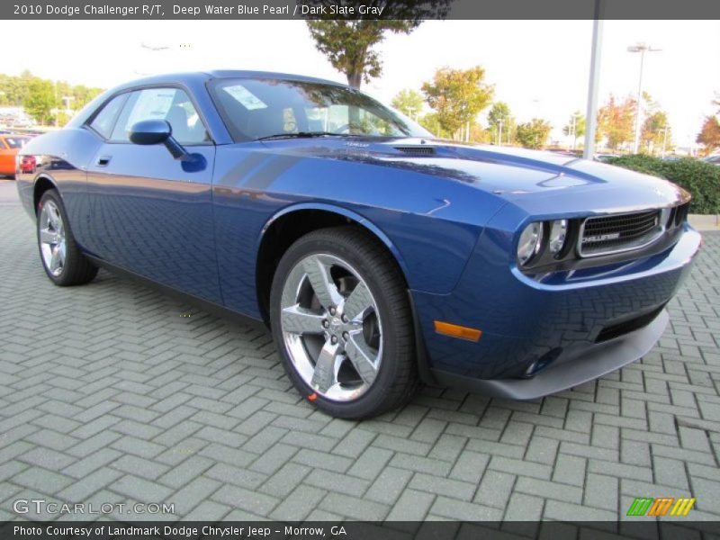 Deep Water Blue Pearl / Dark Slate Gray 2010 Dodge Challenger R/T