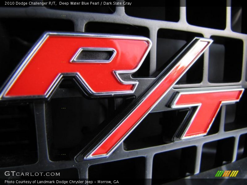 Deep Water Blue Pearl / Dark Slate Gray 2010 Dodge Challenger R/T