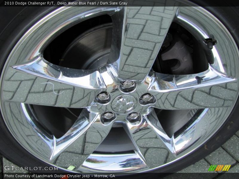 Deep Water Blue Pearl / Dark Slate Gray 2010 Dodge Challenger R/T