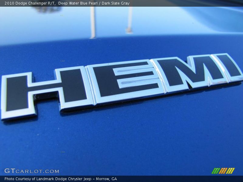 Deep Water Blue Pearl / Dark Slate Gray 2010 Dodge Challenger R/T