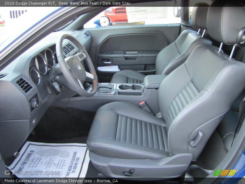 Deep Water Blue Pearl / Dark Slate Gray 2010 Dodge Challenger R/T