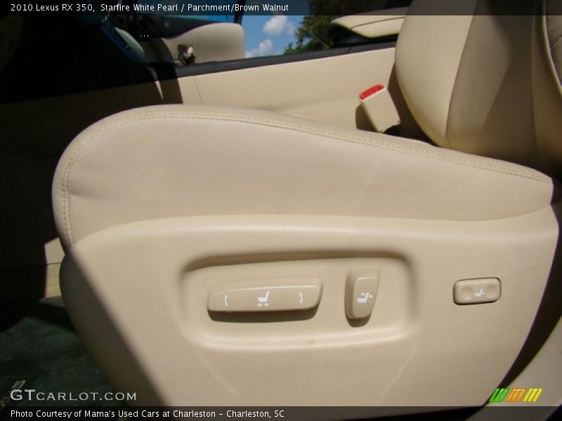 Starfire White Pearl / Parchment/Brown Walnut 2010 Lexus RX 350