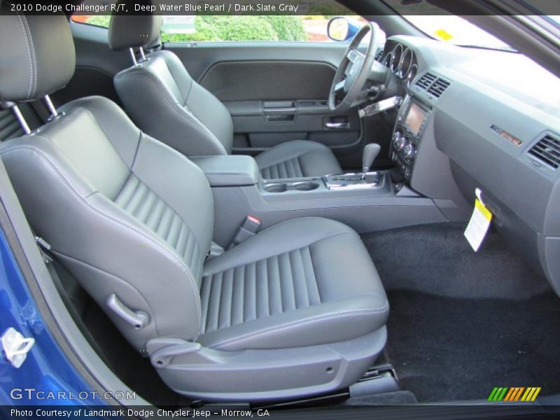 Deep Water Blue Pearl / Dark Slate Gray 2010 Dodge Challenger R/T