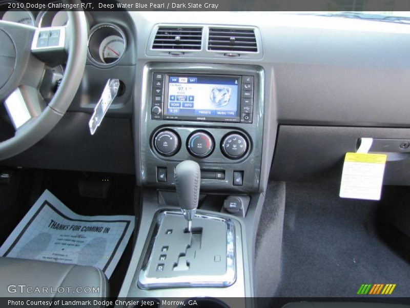 Deep Water Blue Pearl / Dark Slate Gray 2010 Dodge Challenger R/T