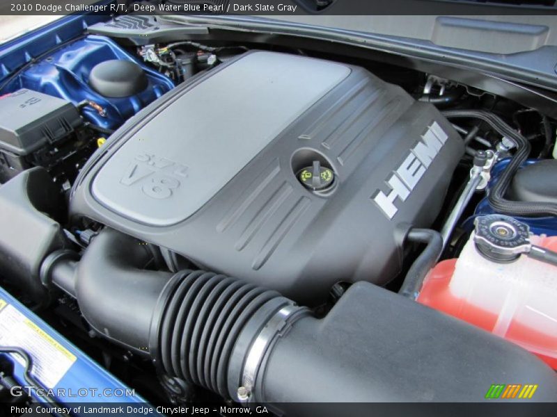 Deep Water Blue Pearl / Dark Slate Gray 2010 Dodge Challenger R/T