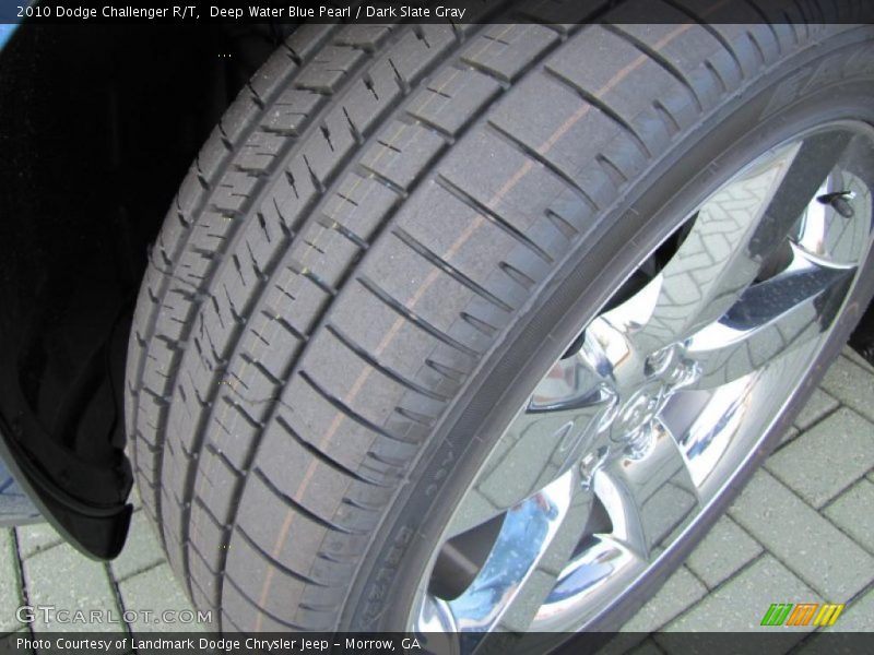 Deep Water Blue Pearl / Dark Slate Gray 2010 Dodge Challenger R/T
