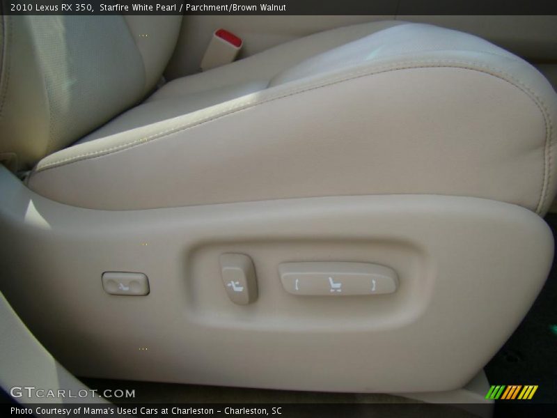 Starfire White Pearl / Parchment/Brown Walnut 2010 Lexus RX 350