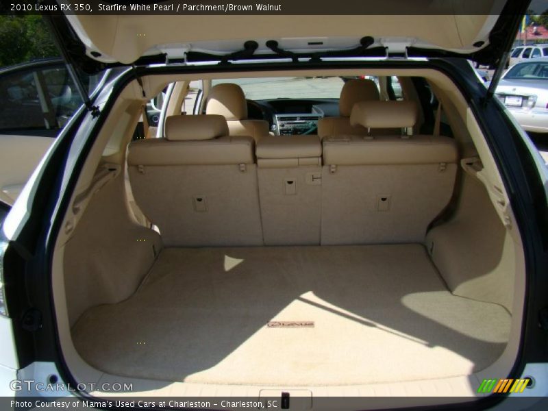 Starfire White Pearl / Parchment/Brown Walnut 2010 Lexus RX 350