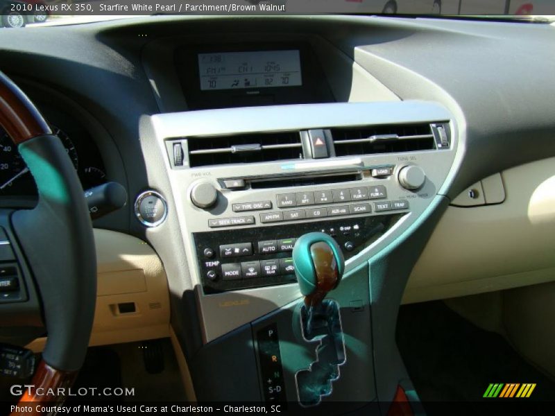 Starfire White Pearl / Parchment/Brown Walnut 2010 Lexus RX 350