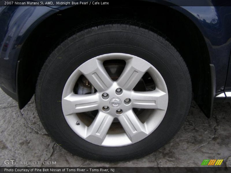 Midnight Blue Pearl / Cafe Latte 2007 Nissan Murano SL AWD
