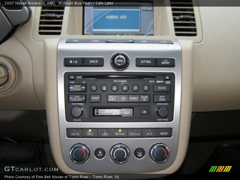 Midnight Blue Pearl / Cafe Latte 2007 Nissan Murano SL AWD