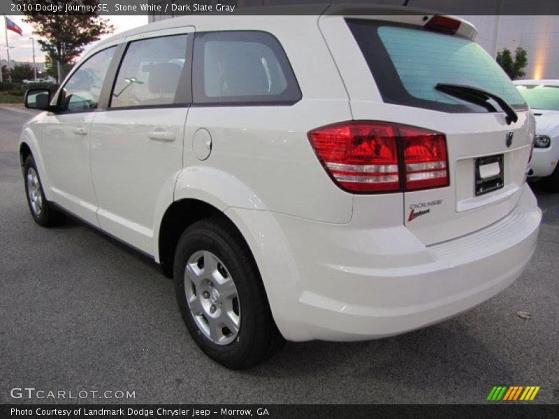 Stone White / Dark Slate Gray 2010 Dodge Journey SE