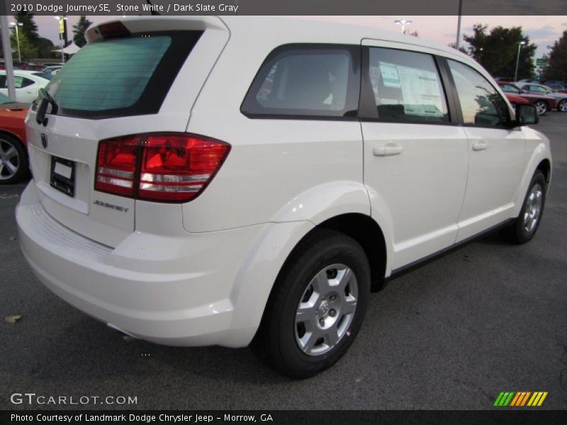 Stone White / Dark Slate Gray 2010 Dodge Journey SE