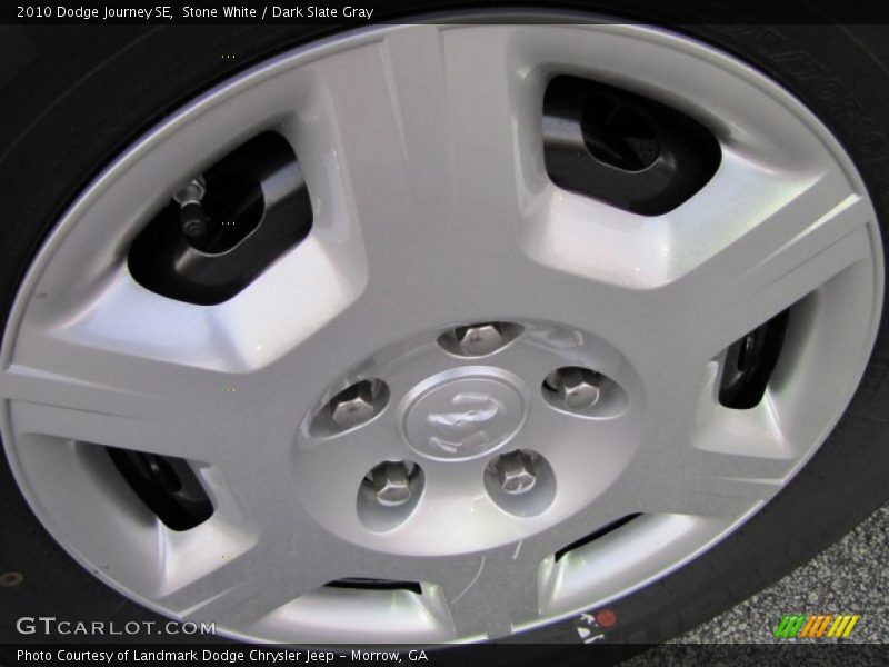 Stone White / Dark Slate Gray 2010 Dodge Journey SE