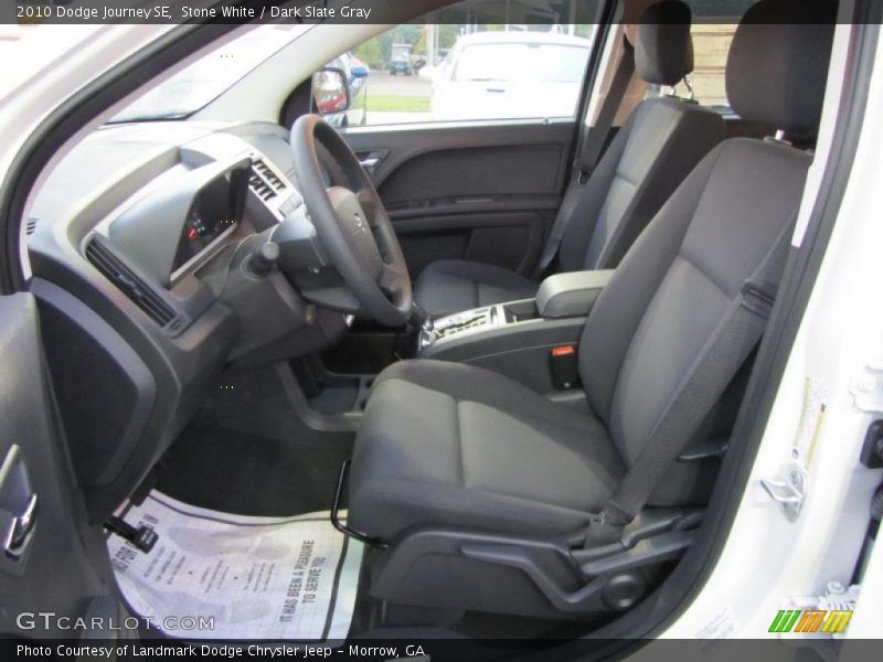 Stone White / Dark Slate Gray 2010 Dodge Journey SE