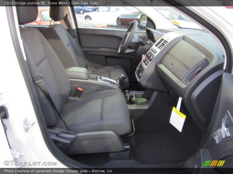 Stone White / Dark Slate Gray 2010 Dodge Journey SE