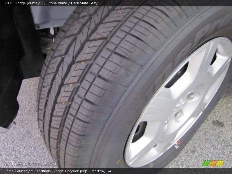 Stone White / Dark Slate Gray 2010 Dodge Journey SE