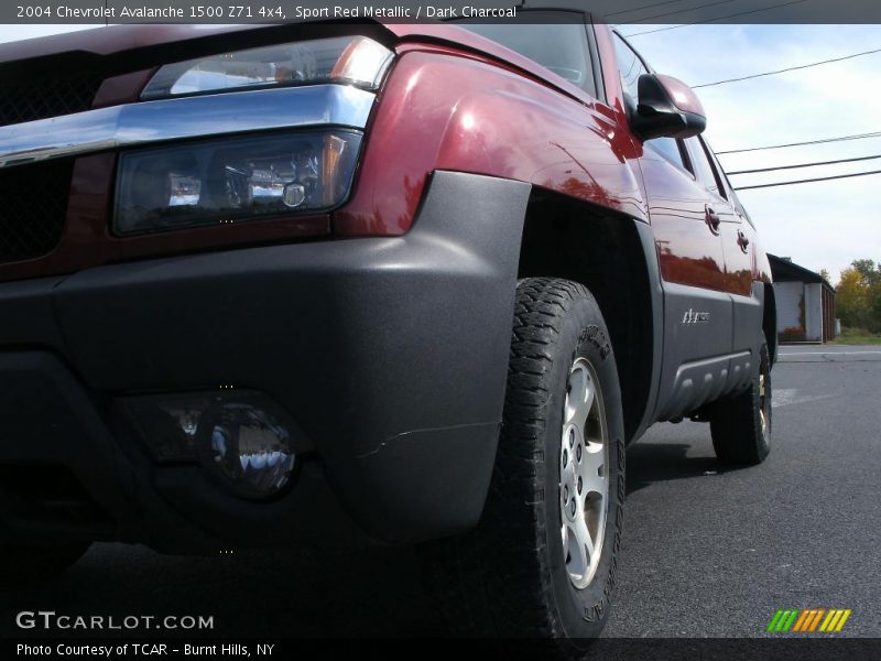 Sport Red Metallic / Dark Charcoal 2004 Chevrolet Avalanche 1500 Z71 4x4