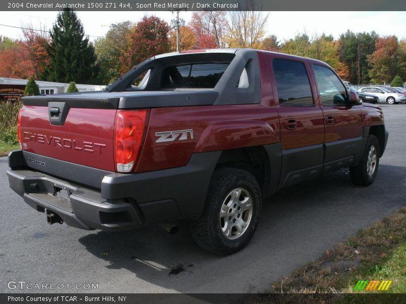 Sport Red Metallic / Dark Charcoal 2004 Chevrolet Avalanche 1500 Z71 4x4
