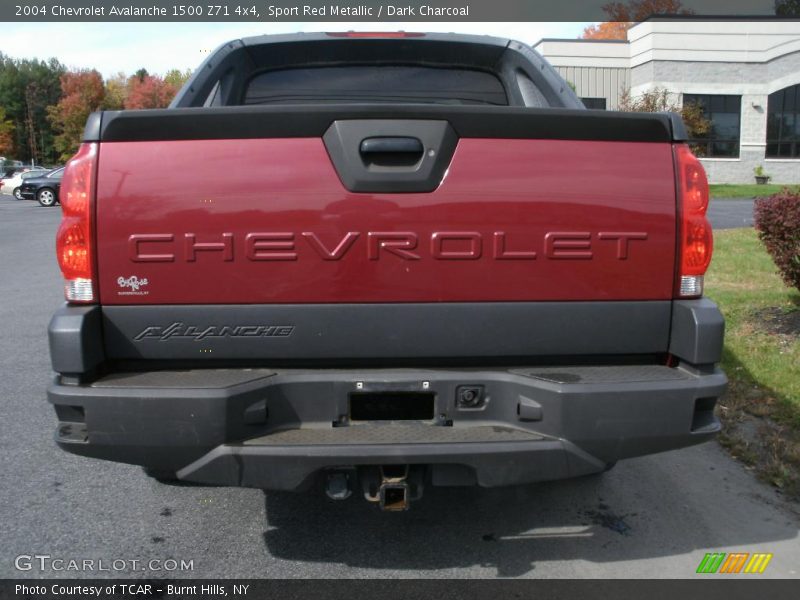 Sport Red Metallic / Dark Charcoal 2004 Chevrolet Avalanche 1500 Z71 4x4