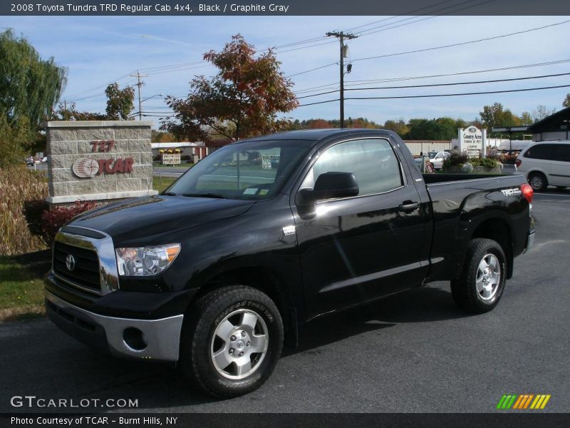 Black / Graphite Gray 2008 Toyota Tundra TRD Regular Cab 4x4