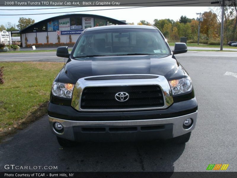 Black / Graphite Gray 2008 Toyota Tundra TRD Regular Cab 4x4