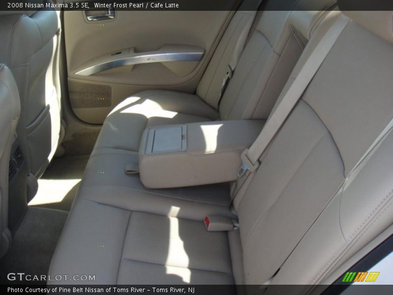 Winter Frost Pearl / Cafe Latte 2008 Nissan Maxima 3.5 SE