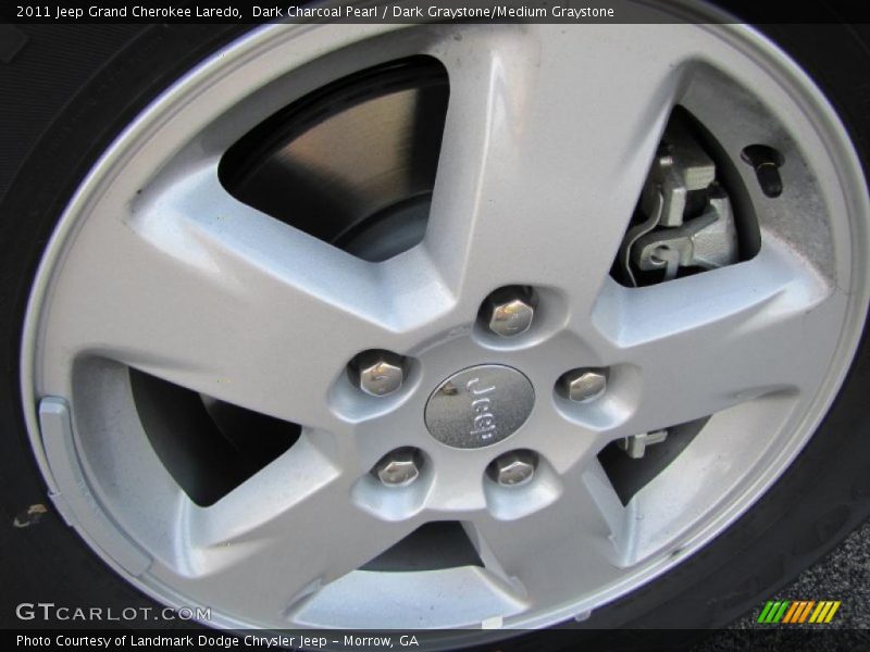 Dark Charcoal Pearl / Dark Graystone/Medium Graystone 2011 Jeep Grand Cherokee Laredo