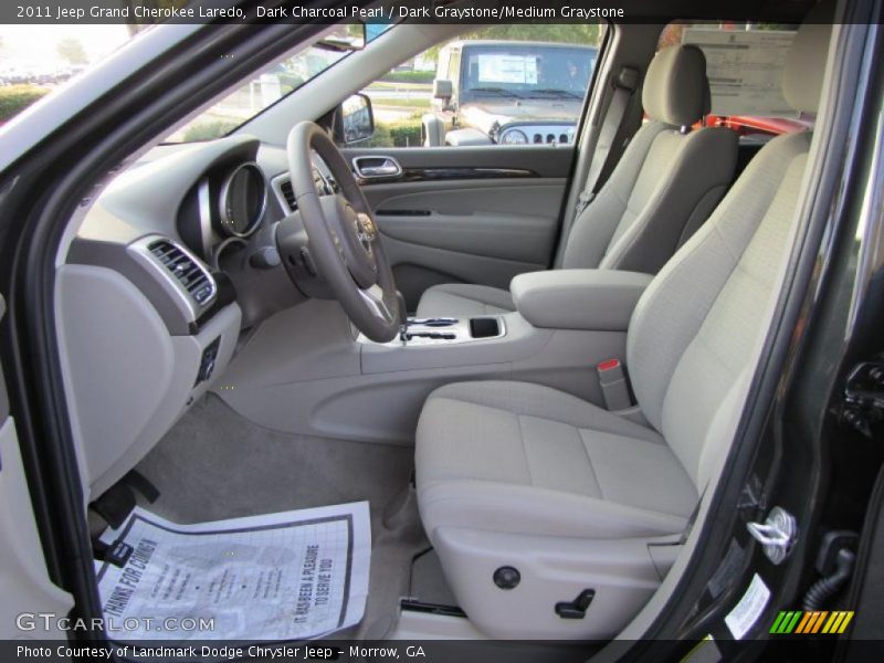 Dark Charcoal Pearl / Dark Graystone/Medium Graystone 2011 Jeep Grand Cherokee Laredo